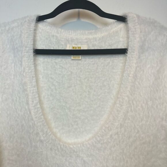 NWT Anthropologie Maeve Scoop-neck Eyelash Sweater XL - Picture 9 of 15
